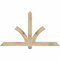 Ekena Millwork Redmond Rough Sawn Timber Gable Bracket, Douglas Fir, 60"W x 35"H x 2"D x 4"F, 14/12 Pitch GBW060X35X0204RED00RDF - alternate 1